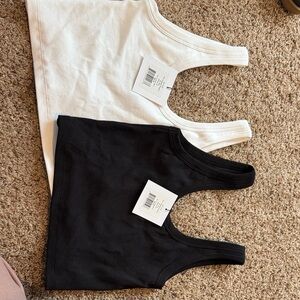 SOLD OUT NYC crop scoop tank tops